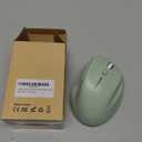 Ergonomic Wireless Mouse with USB Receiver for PC Computer, Laptop and Desktop, Ergo Vertical Mouse with Silent Clicks Long Battery Life, Up to 1600 DPI & 1 AA Battery Powered, Green
