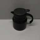 Stainless Steel Thermal Coffee Carafe, Double Wall Insulated Vacuum Coffee Jug Water Dispenser, Water Coffee and Beverage Pitcher, Keep Drinks Cold or Hot for Hours (Black, 34oz)