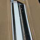 Treocho End Tables Living Room Set of 2, 24 Inch Square Side Table with 2-Tier Storage Shelf, Modern Nightstand for Living Room, Bedroom, Office, Black