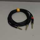 tisino 1/4 inch TRS Stereo to Dual 1/4 inch TS Mono Insert Cable Y-Splitter Stereo Breakout Cable Patch Cord - 10 feet