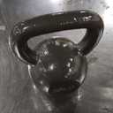 Amazon Basics Cast Iron Kettlebell, 50 Pounds, Black