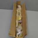 Industrial Pipe Wall Mounted Clothes Hanging Shelves System,Metal Clothing Towel Rack,Garment Rack Perfect for Retail Display,Closet Organization (One Pipe Shelves, Gold, 47" L x 11.8" D) (47" L x 11.8" D, Gold)