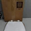 Bemis 1500EC 390 Lift-Off Wood Elongated Toilet Seat, Cotton White (Pack of 1)