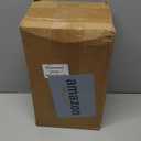 Handepo 100 Pcs Thank You Paper Bags Bulk 8 x 4 x 10 Inch Thank You Gift Boxes with Handle Shopping Merchandise Merchant Bags for Small Business, Retail Shopping, Wedding, Party, Boutique(Black)