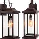 Extra Large 21 Inch Dusk to Dawn Outdoor Light Fixtures Bronze
2-Pack, Brown Porch Lights Outdoor Photocell Sensor, IP65 Waterproof Wall Mounted Lanterns, Vintage Outside Garage Lights