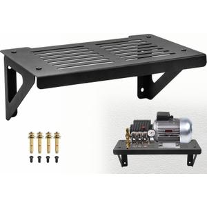 Pressure Washer Shelf Wall Mount, Electric Pressure Washer Bracket Shelf Power Washer Storage Rack for Garages Workshops Sheds, Black