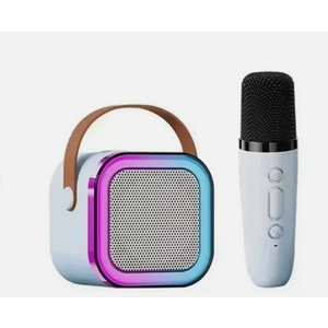 BYTECH K12 Mini Karaoke Speaker Bluetooth LED Light Wireless Mic Rechargeable