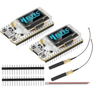 LoRa V3 ESP32 LoRa V3 Development Board, SX1262 ESP32 V3 Dual-core OLED Type C WI-FI Kit OLED Display ESP32 Module CP2012 863-928 MHz for IOT Meshtastic Arduin0, 2-Pack
