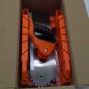 12" Miter Box with Saw Included, Reinforced Steel Back Saw for Accurate Cutting, Preset 90 45 22.5 and 0 Degree Cuts, 4-1/2in x 3in (width x Height) Cutting Capacity