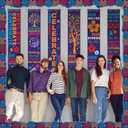 Hahafelt 6 Pcs Asian American and Pacific Islander Heritage Month Decorations Banner 61 Inch AAPI Heritage Month Bulletin Board Banner AAPI Porch Door Hanging Decor for Wall Classroom Office Party