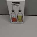 Godinger Oil and Vinegar Dispenser Cruet Set, Condiment Pourer Bottle - Dublin Collection (2 pcs)