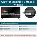 Yaotieci TV Stand for Insignia TV Stand Legs, Only for Insignia NS-40DR420NA16 NS-24F201NA23 NS-43DR620NA18 NS-48DR420NA16 NS-55DR710NA17, for Insignia TV Base Stand with Screws Set