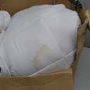 EASELAND King Size Mattress Pad Pillow Top Mattress Cover Quilted Fitted Mattress Protector Cotton 8-21" Deep Pocket Cooling Topper (78x80 Inches, White)