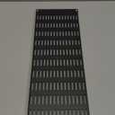 2 Pack of 4U Vented Blank Panel - Metal Rack Mount Filler Panel for 19in Server Rack Cabinet or Enclosure, Black (4U)