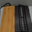 Ofiray-home Magnetic Shelf for Fridge with Wood Lid, Fruit Potato and Onion Storage Bins, Pantry Organizers & Storage, Large Container Magnetic Spice Rack for Refrigerator, Kitchen Counter, Cabinet (1-Regular, Black)