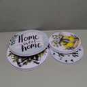 Tucocoo Rustic Lemon Stove Burner Covers,Home Sweet Home Decor Gas Stove Burner Covers 8 10 Inches Stove Top Covers Electric Stove 4 Pcs Spring Metal Stove Cover Gas Stove Top Covers, Cooktop Decor