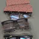 Progressive Multifocus Reading Glasses for Women Men Blue Light Blocking Spring Hinge Square Computer Readers