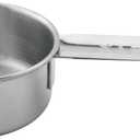 4PCS Stainless Steel Measuring Cups 12.5x6cm Capacity 60ml Kitchen Baking Measuring Spoon Seasoning Cup Sauce Cup Used to pick up and accurately measure coffee Flour Milk Powder Flavourings