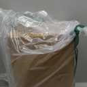 1 Pcs Firewood Log Bucket 15.8 Inch Galvanized Tub Fireplace Rack Holder with Handles, Fireplace Wood Storage Decorative Bin for Hearth Indoor Outdoor, Winter Rustic Decor (Copper)