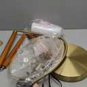 GSAFAVA 62.5" Wood Floor Lamp for Living Room Gold with Foot Switch Arc Standing Tall Lamps for Bedroom Mid Century Modern Corner Floor Lamps for Office Nursery Industrial Reading Light Room Lamp