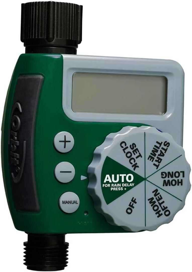Orbit 62061Z 1-Outlet Programmable Digital Hose Watering timer, Green
