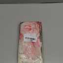 Evlaschin Vintage Rose Flower Pillow Covers Set of 2, 18"x18" Pink Blooming Floral Bee Decorative Throw Pillowcases, Retro Cotton Square Cushion Cover for Sofa Couch Patio Indoor Outdoor