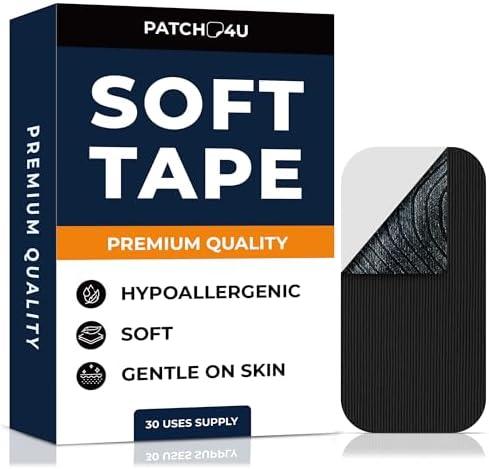 PATCH4U Soft Tape (Pack of 16) - Pain Free Removal, Hypoallergenic, Latex Free & Gentle On Skin - Packaging May Vary - Skin Friendly Adhesive Cotton Tape