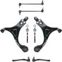8PCS Front Lower Control Arm Kit Compatible with 2011-2014 Hyundai Sonata GLS, 2011-2014 Sonata Limited L4 2.4L, w/o Sport, Replace K622360, K622361