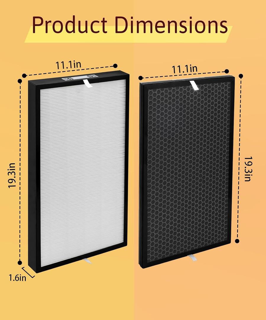 1 Pack 5000 Replacement Filter for Air Doctor 5000 Series Air Purifier, (Not Compatible with 5500 Series)