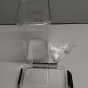 Airtight Food Storage Container with Lid Clear/Grey - optimal for pantry organization flour sugar and food storage