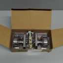 Kwikset Pismo Interior Passage Door Knob, Handle For Closet and Hallway Doors, Non-Locking Doorknob in Satin Nickel, with Microban Protection (1 Pack)