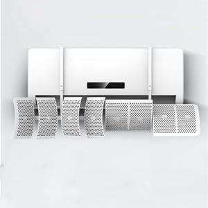 Air Conditioner Deflector,8-Blade 360 Adjustable Mini Split Deflector Anti Direct Blowing Change Wind Direction for Wall Mounted Air Conditioners,White