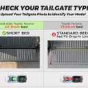 Truck Bed Mat for Toyota Tacoma 2024-2026(Not Fit Drop-in Liners),Heavy Duty Tacoma Accessories TPE Truck Bed Liner (5FT Vehicle),Tailgate Liner Accessories,Heavy Duty Rubber Bed Mat