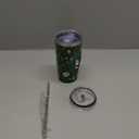 Christmas Gifts for Women 2025, 20 oz Green Stainless Steel Christmas Coffee Tumblers with Lid and Straw, Insulated Coffee Travel Mug, Best Xmas Themed Gifts for Women Men Girls Teachers Coworkers