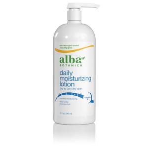Alba Botanica Daily Moisturizing Lotion, Dry to Very Dry Skin, with Shea Butter and Coconut Oil, 32 Oz (Packaging May Vary)