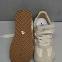 somiliss Wide Toe Box Shoes for Women Microfiber Leather Suede Patchwork Non-Slip Casual Walking Shoes Comfortable Gym Tennis Running Shoes Workout Womens Fashion Sneakers, Size 42