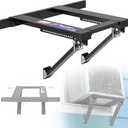 Upgraded No-Drill Window AC Bracket, Adjustable Window Air Conditioner Support for Single/Double Hung Windows, Heavy-Duty Holds 250lbs,Easy Installation, Rustproof Aluminum, Renter Friendly (Extend)