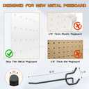 Pegboard Hooks for Hanging (100, 6in no Cap)