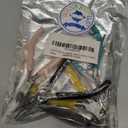 5Pcs Jewelry Pliers Set Jewelry Making Pliers Tools Kit Include Jewelry Making Needle Nose Chain Nose Round Bent Pliers Wire Cutter for Bracelet Beading DIY Craft Jewelry Making Supplies (Em Pink Blue Purple Black Yellow)