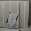 Bulletin Board, 36 x 24 inches Felt Board - Decorative Pin Board, Cork Board Alternative for Wall, 3' x 2' Foldable Self-Adhesive Vision Board Prayer Board with 20 Pushpins - Oatmeal