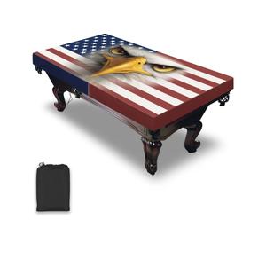 Pool Table Cover, Waterproof & Dustproof Outdoor/Indoor Pool Table Accessories，Billiards Accessories Polyester Taffeta Cloth Table