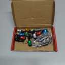 Katerk 6pcs 1/4 inch Hex Shank Aluminum Alloy Screwdriver Bits Holder 2 Sets, Light-weight Quick-change Extension Bar Keychain Drill Screw Adapter Change Portable (With Black Carabiner)