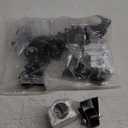 Yarlung 8 Pack 3 Inch Caster Wheels, Heavy Duty Swivel Plate Casters with Safety Brake, 360° Rotating Caster No Noise Wheel for Cart, Furniture, Workbench