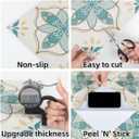 Peel and Stick Floor Tile: 20pcs11.81 * 11.81in self-Adhesive Floor Tile StickerWaterproof Vinyl Flooring for Bathroom/Kitchen/Bedroom/livingroom/Hallway(Green) (Dark Green Light Green and White)