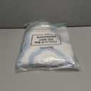 Bow Toilet Rug U-Shaped Luxury Scalloped Bathroom Mat Non Slip Cute Microfiber Soft Plush Bath Rugs Pastel Bathroom Decor Coquette Stuff for Toilet Base(Blue,24 x 20 Inches)