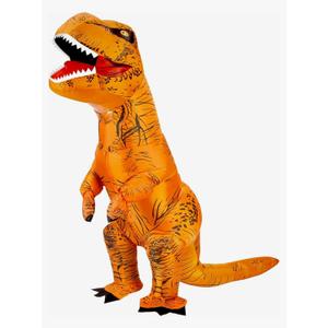 Inflatable Dinosaur Costume Adult&Kid, Blow Up Inflatable Trex Costume for Halloween Themed Party Cosplay (One Size)