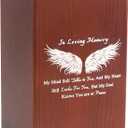 Wooden Urn Box and Casket for Men Women Funeral Memorial Urns for Ashes Cremation Urn Keepsake Urn for Adults Memorial Ashes Holder 200 IBS