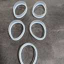 5 x Easter egg shaped cookie cutter 5 pack