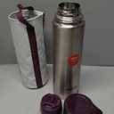 Milton for Hot Drinks 1000 ml (34 oz), 24 Hours Hot and Cold, Stainless Steel Water Bottle, Double Walled Vacuum Insulated Flask for Hot Coffee, Thermosteel, Leak Proof, Glassy, Purple