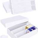 Trading Card Storage Box 2 Pack2400 Count Cardboard Organizer with Dividers for MTG, TCG, Sports, Toploader, Commander